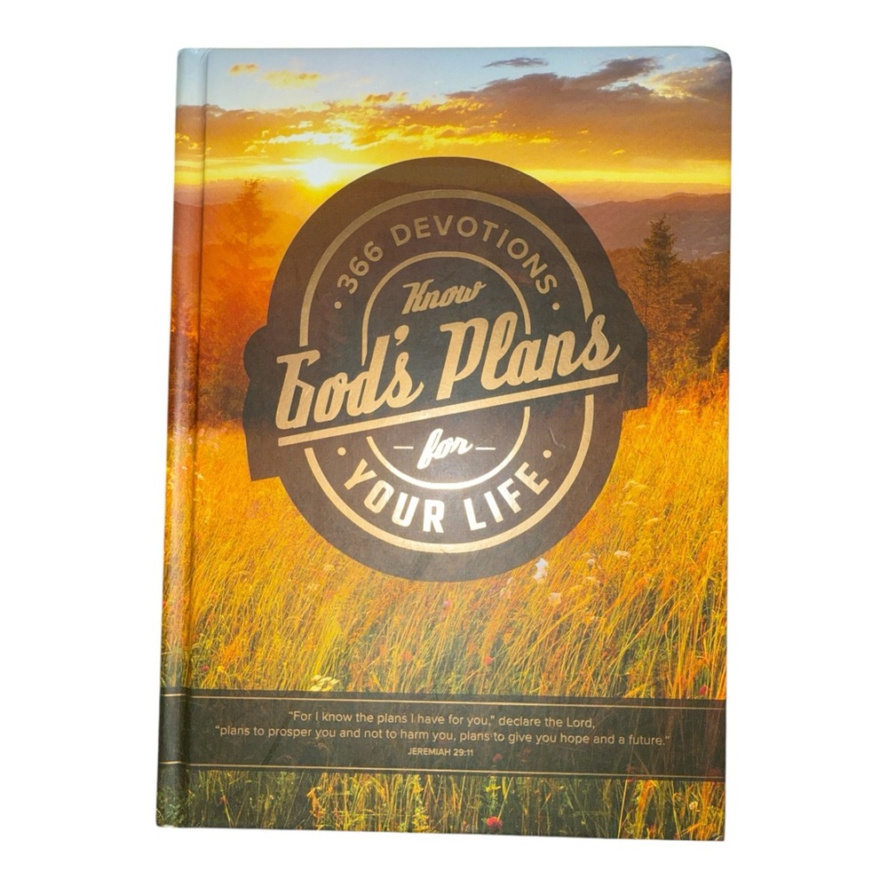 Christian Art Gifts Know God’s Plans 366 Devotions Hardcover Inspirational Faith